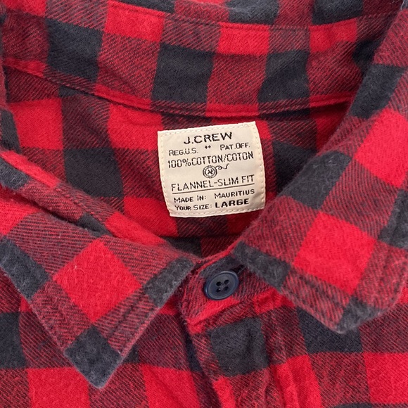 J. Crew Men’s Large Flannel - Picture 4 of 6